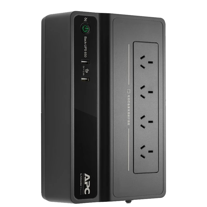 APC Back-UPS Family BK650M2-CH 650VA/390W Standby UPS with Built-in Battery
